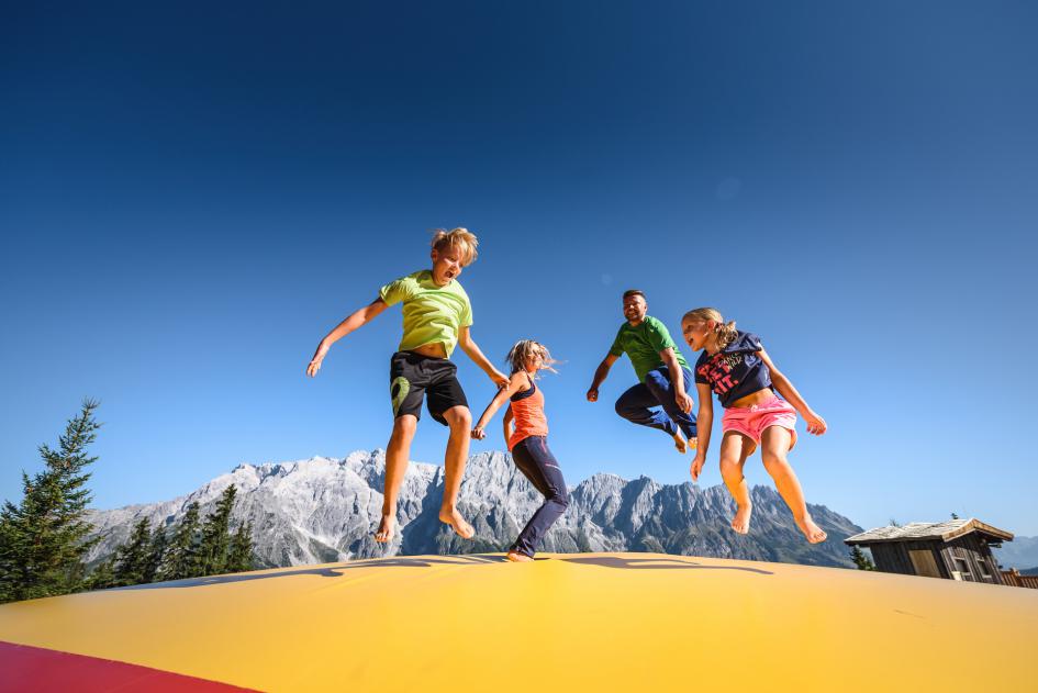 hüpfPOLSTER Karbachalm am Hochkönig / Bergbahnen Hochkönig